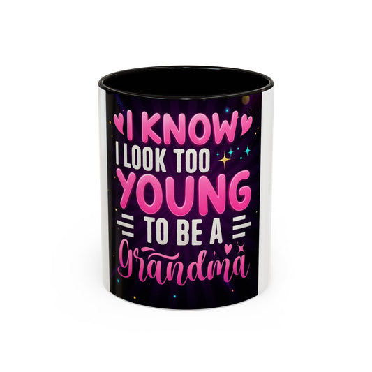 Colorful Grandma Mug - Fun Gift for Grandmothers, Unique Coffee Cup, Birthday, Mother's Day, Celebration, Colorful Design