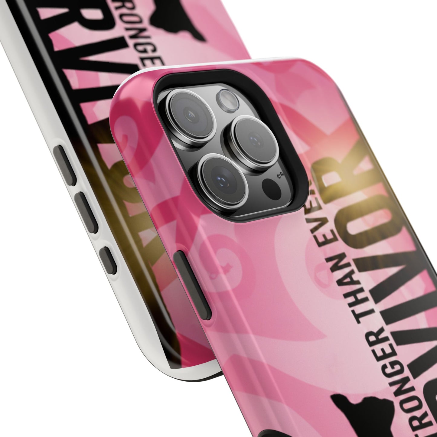 Survivor Impact-Resistant Phone Cases - Empowering, Stronger Than Ever, Gift for Fighters, Resilience Decor, Phone Protection