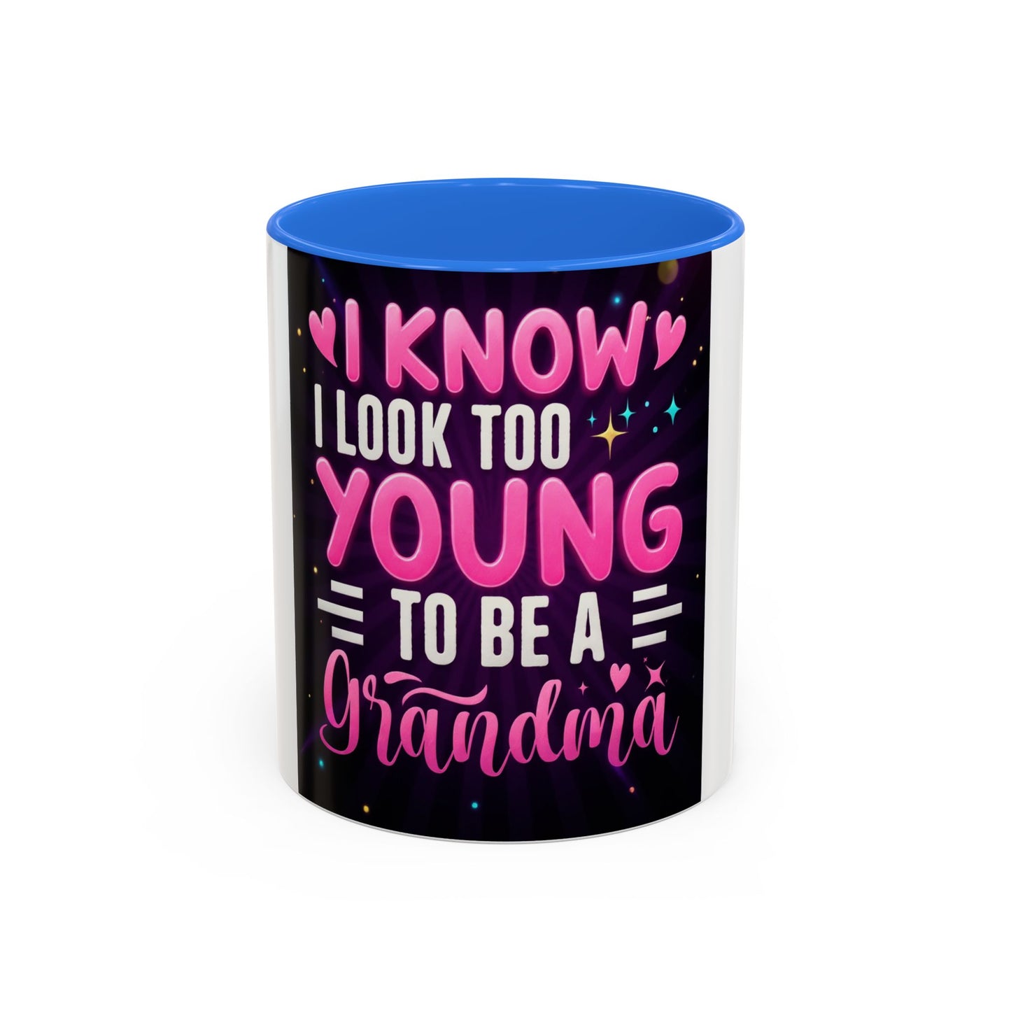 Colorful Grandma Mug - Fun Gift for Grandmothers, Unique Coffee Cup, Birthday, Mother's Day, Celebration, Colorful Design