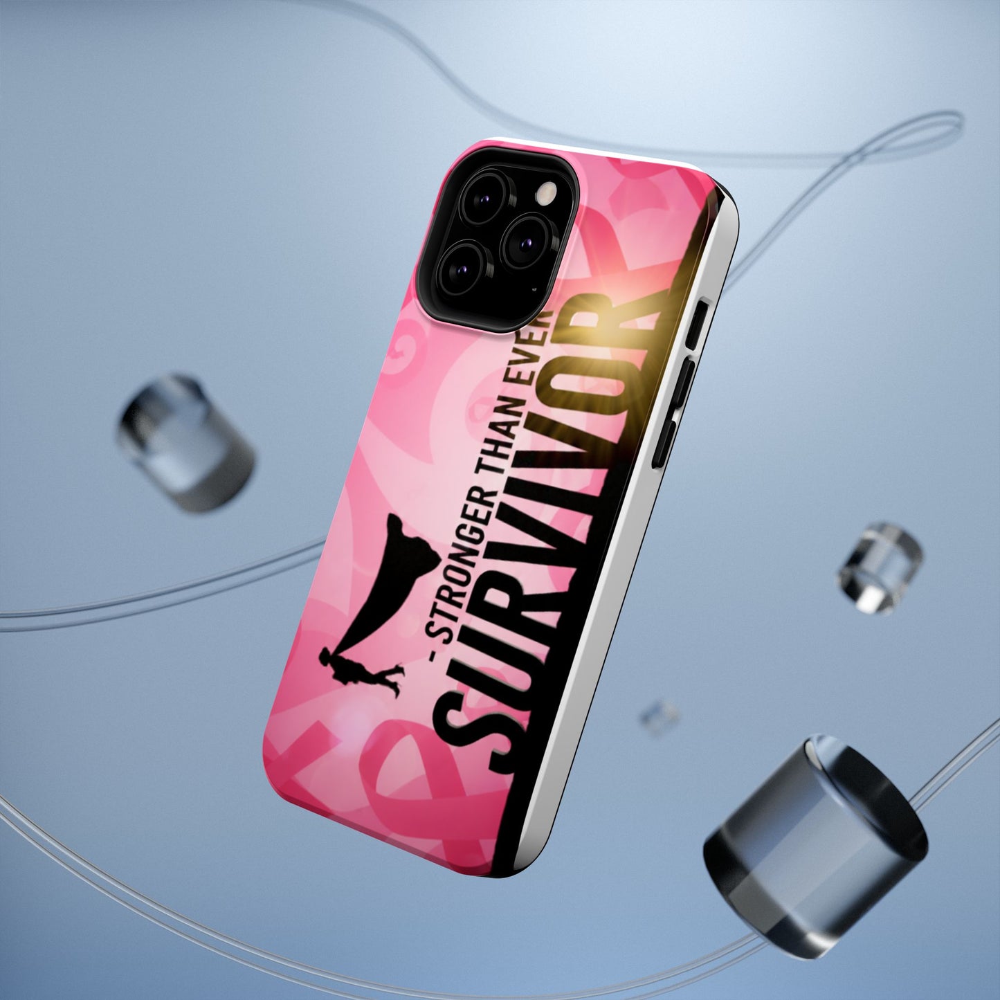 Survivor Impact-Resistant Phone Cases - Empowering, Stronger Than Ever, Gift for Fighters, Resilience Decor, Phone Protection