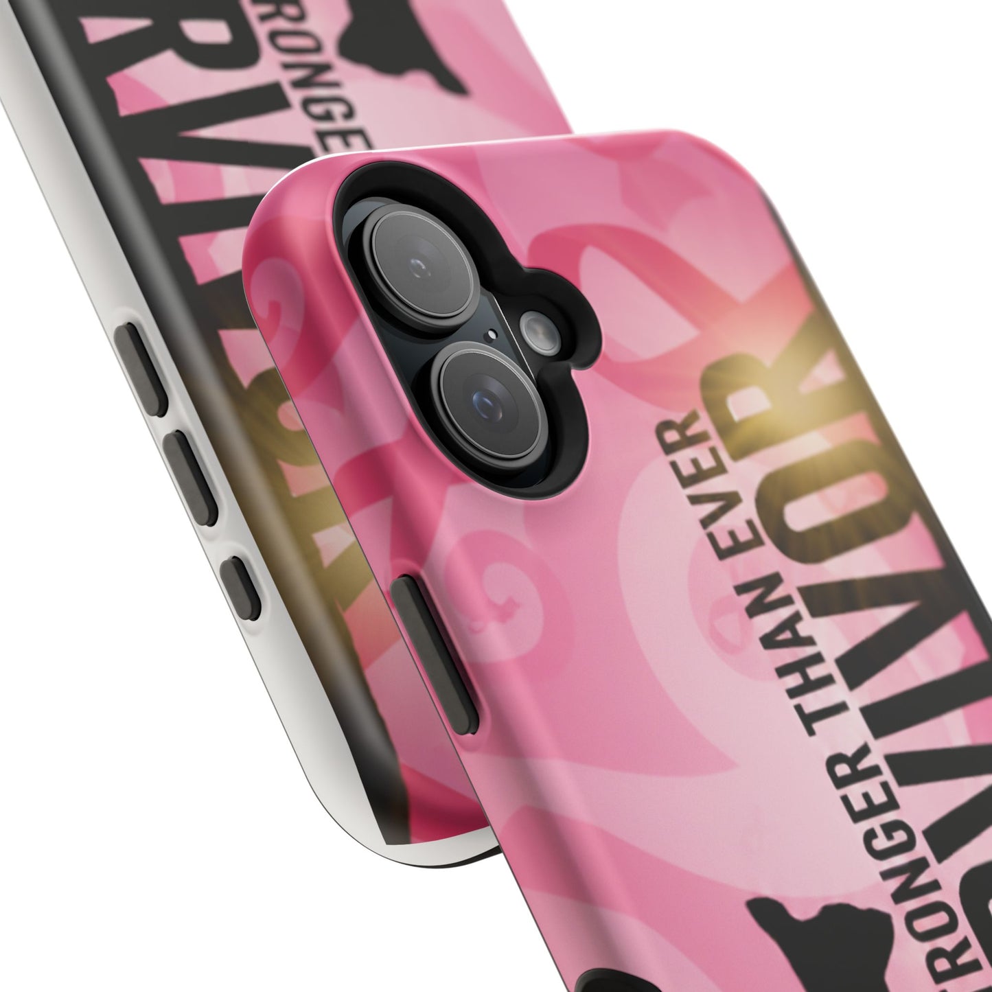 Survivor Impact-Resistant Phone Cases - Empowering, Stronger Than Ever, Gift for Fighters, Resilience Decor, Phone Protection