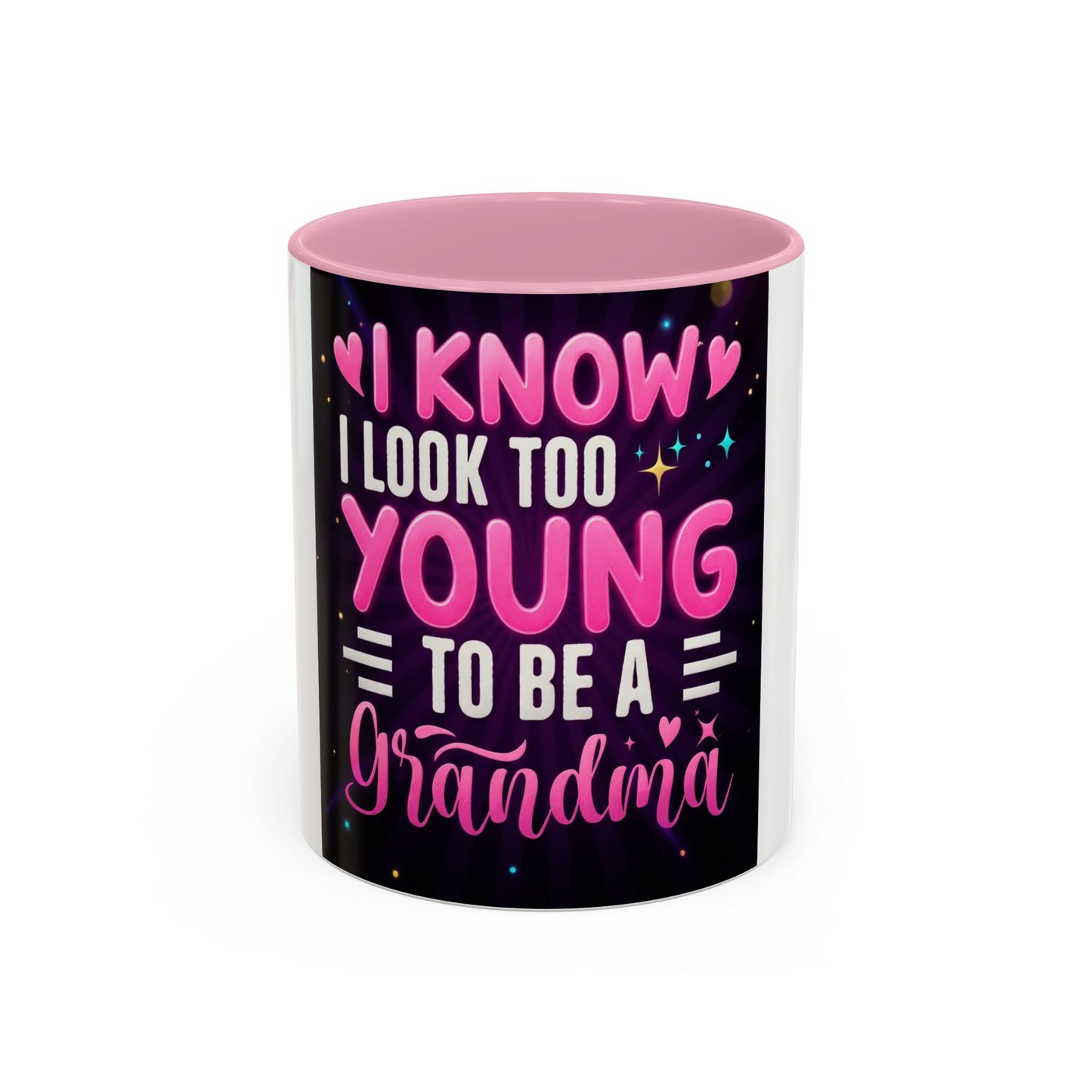 Colorful Grandma Mug - Fun Gift for Grandmothers, Unique Coffee Cup, Birthday, Mother's Day, Celebration, Colorful Design