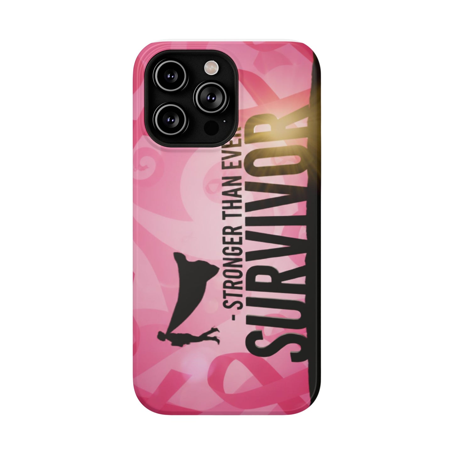 Survivor Impact-Resistant Phone Cases - Empowering, Stronger Than Ever, Gift for Fighters, Resilience Decor, Phone Protection