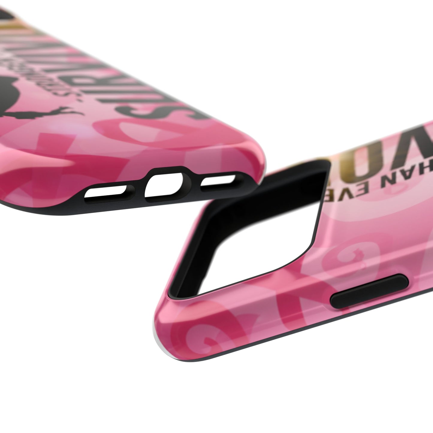 Survivor Impact-Resistant Phone Cases - Empowering, Stronger Than Ever, Gift for Fighters, Resilience Decor, Phone Protection