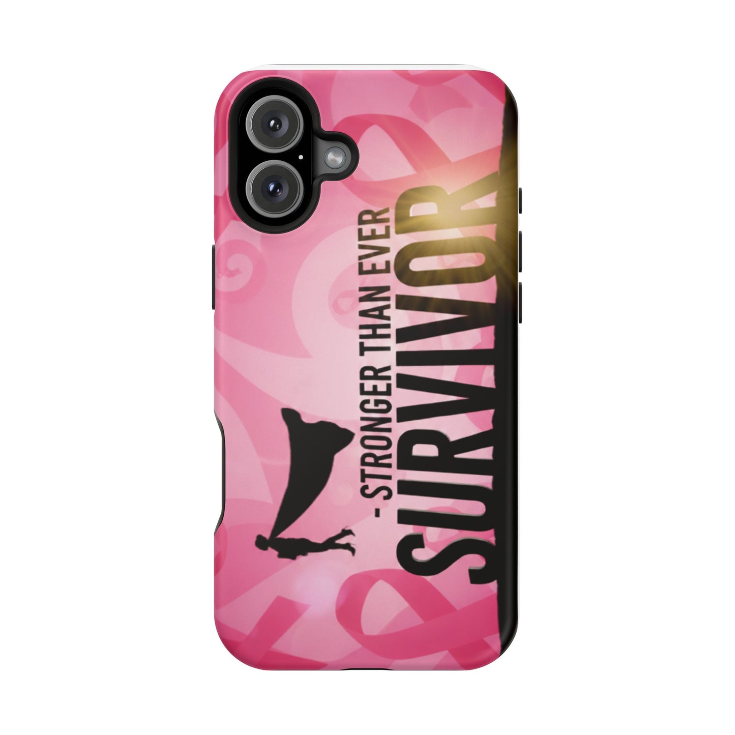 Survivor Impact-Resistant Phone Cases - Empowering, Stronger Than Ever, Gift for Fighters, Resilience Decor, Phone Protection