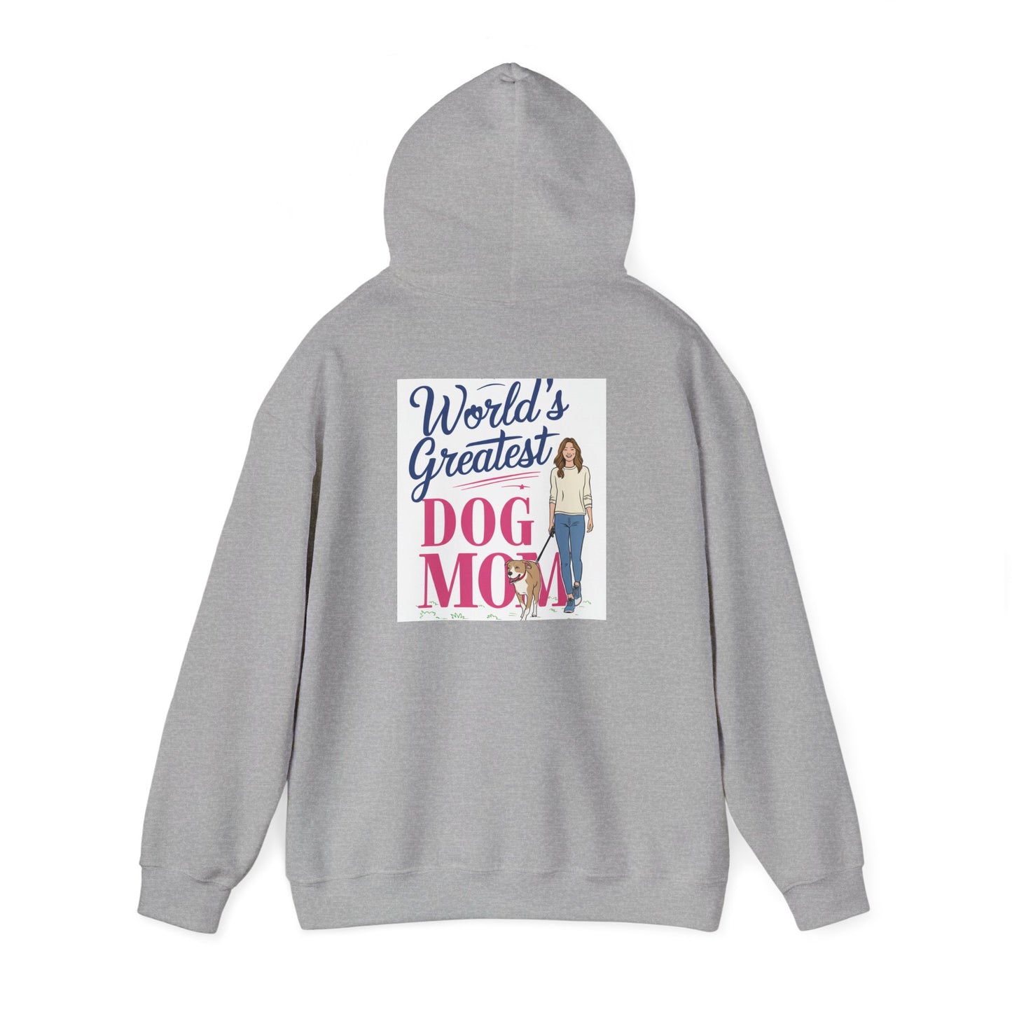 World's Greatest Dog Mom Hoodie | Cozy Gift for Pet Lovers | Ideal for Birthdays, Dog Events, and Everyday Wear
