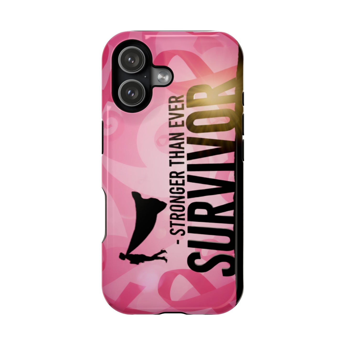 Survivor Impact-Resistant Phone Cases - Empowering, Stronger Than Ever, Gift for Fighters, Resilience Decor, Phone Protection