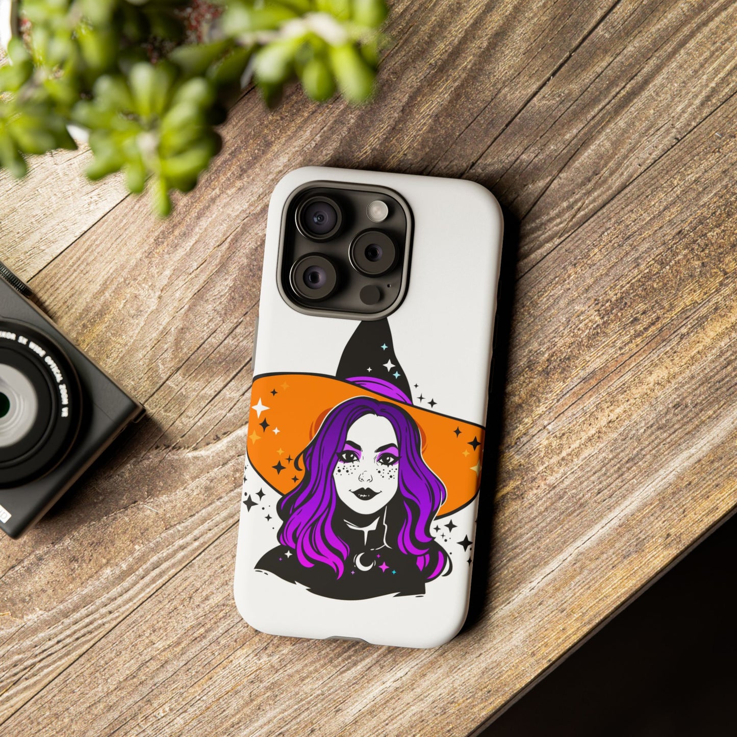Witchy Phone Case - Tough Cases with Magical Vibe, Halloween Decor, Phone Accessory, Gift for Witch Lovers, Cute Smartphone Case