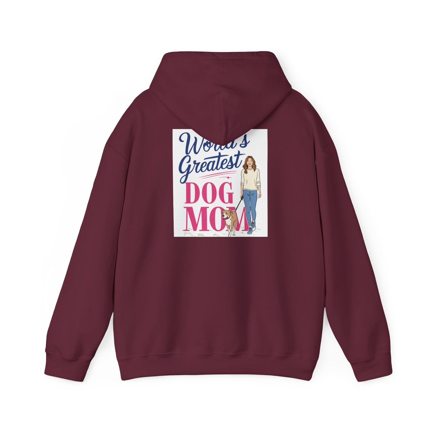 World's Greatest Dog Mom Hoodie | Cozy Gift for Pet Lovers | Ideal for Birthdays, Dog Events, and Everyday Wear