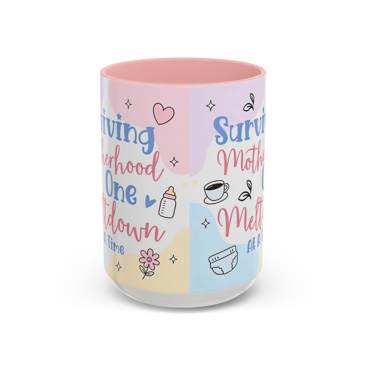 Surviving Motherhood One Meltdown at a Time Coffee Mug