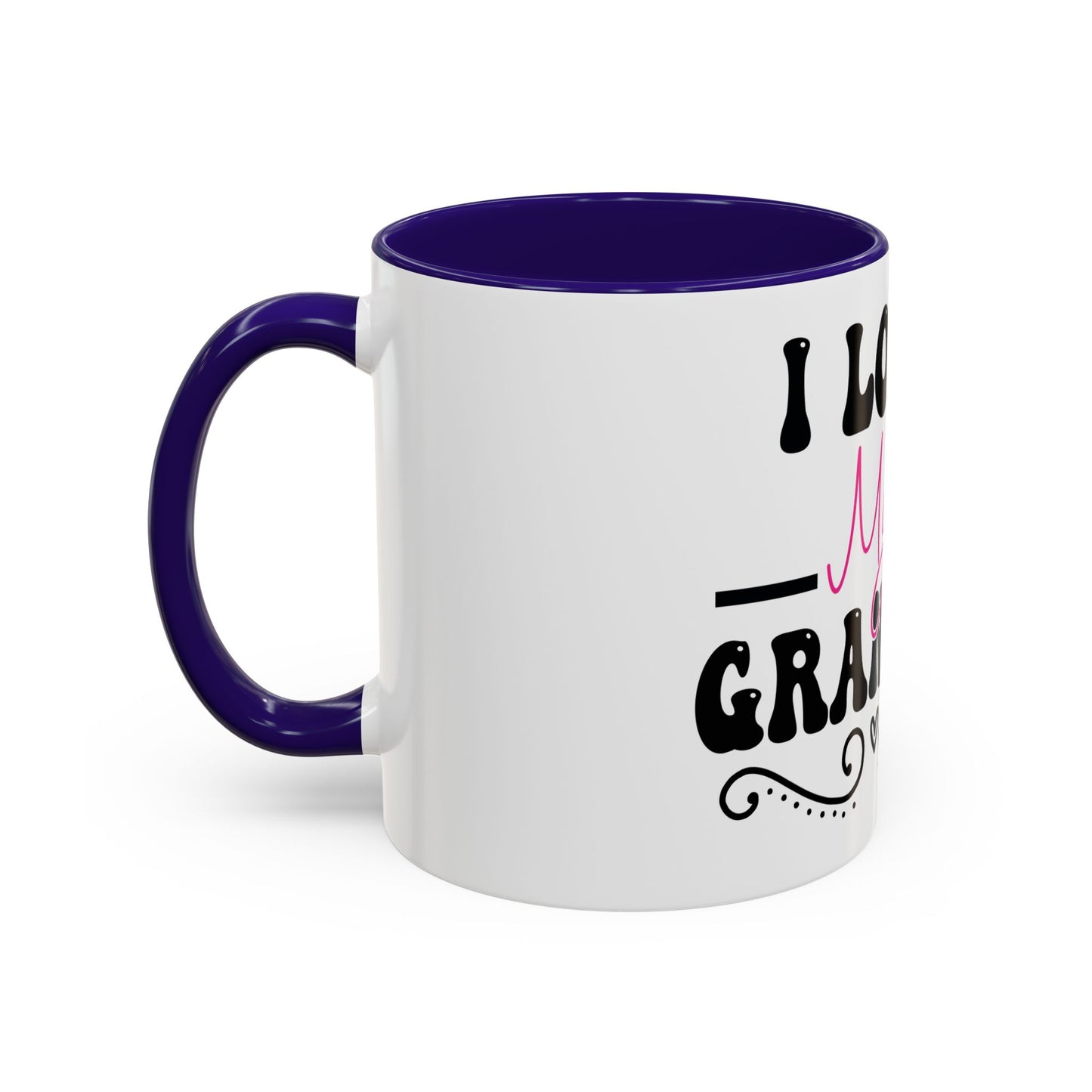 Colorful Grandpa Mug, Ceramic Coffee Cup, Gift for Grandpa, Father's Day Present, Personalized Mug, Family Gatherings