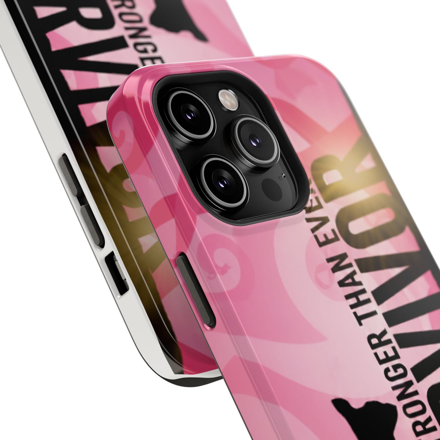 Survivor Impact-Resistant Phone Cases - Empowering, Stronger Than Ever, Gift for Fighters, Resilience Decor, Phone Protection