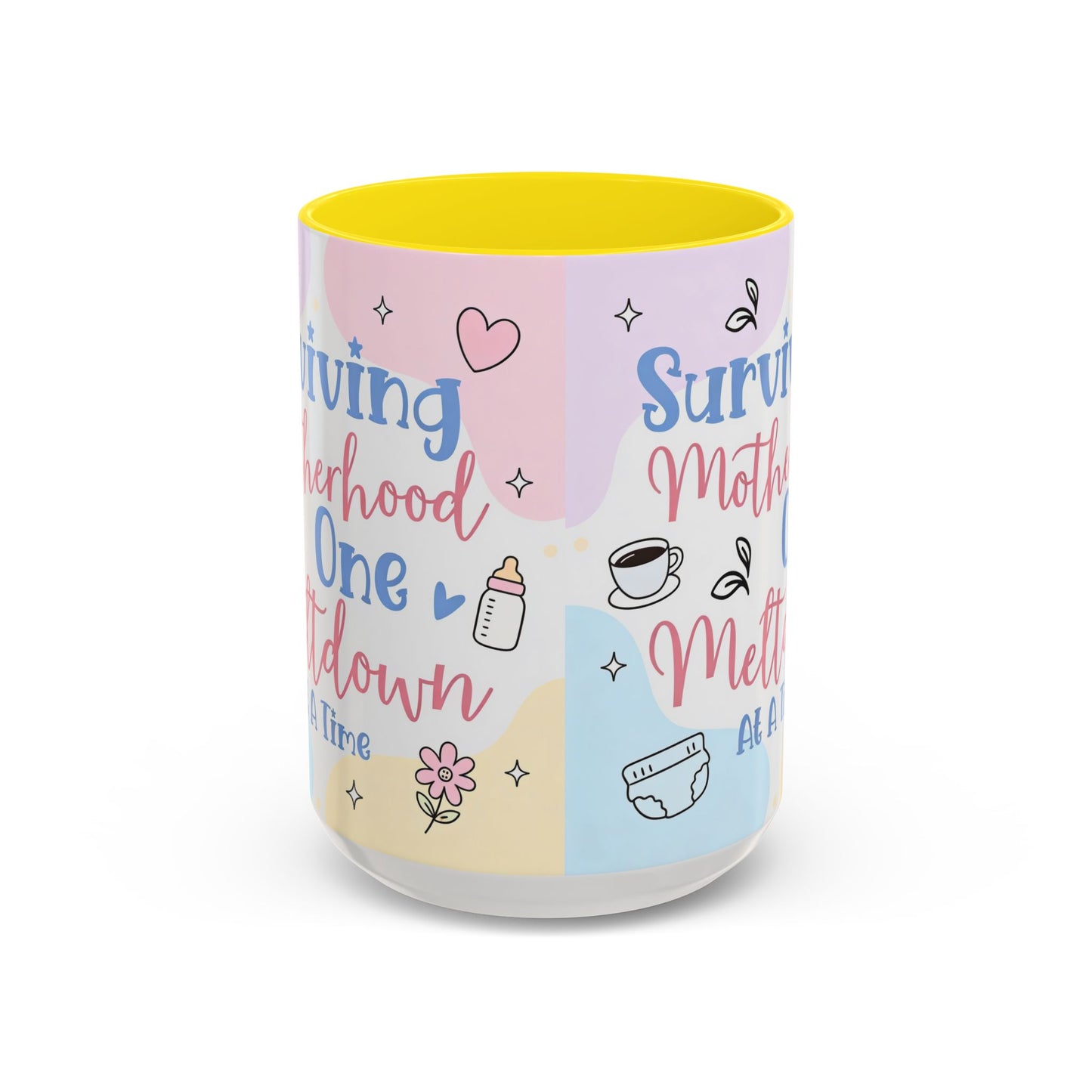 Surviving Motherhood One Meltdown at a Time Coffee Mug