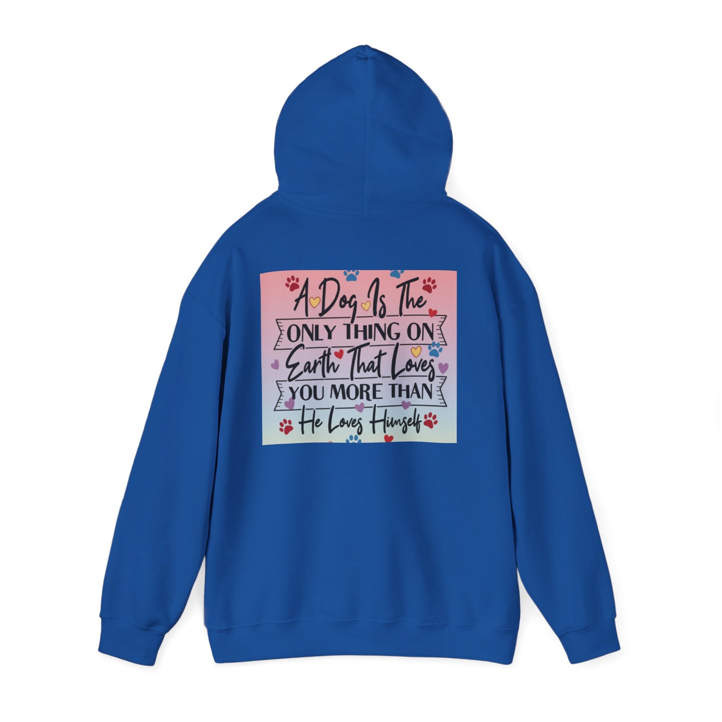 Dog Lover's Hooded Sweatshirt - Cozy Gift for Pet Owners, Perfect for Birthdays, Holidays, or Dog Adoption Events, Inspirational Dog Quote