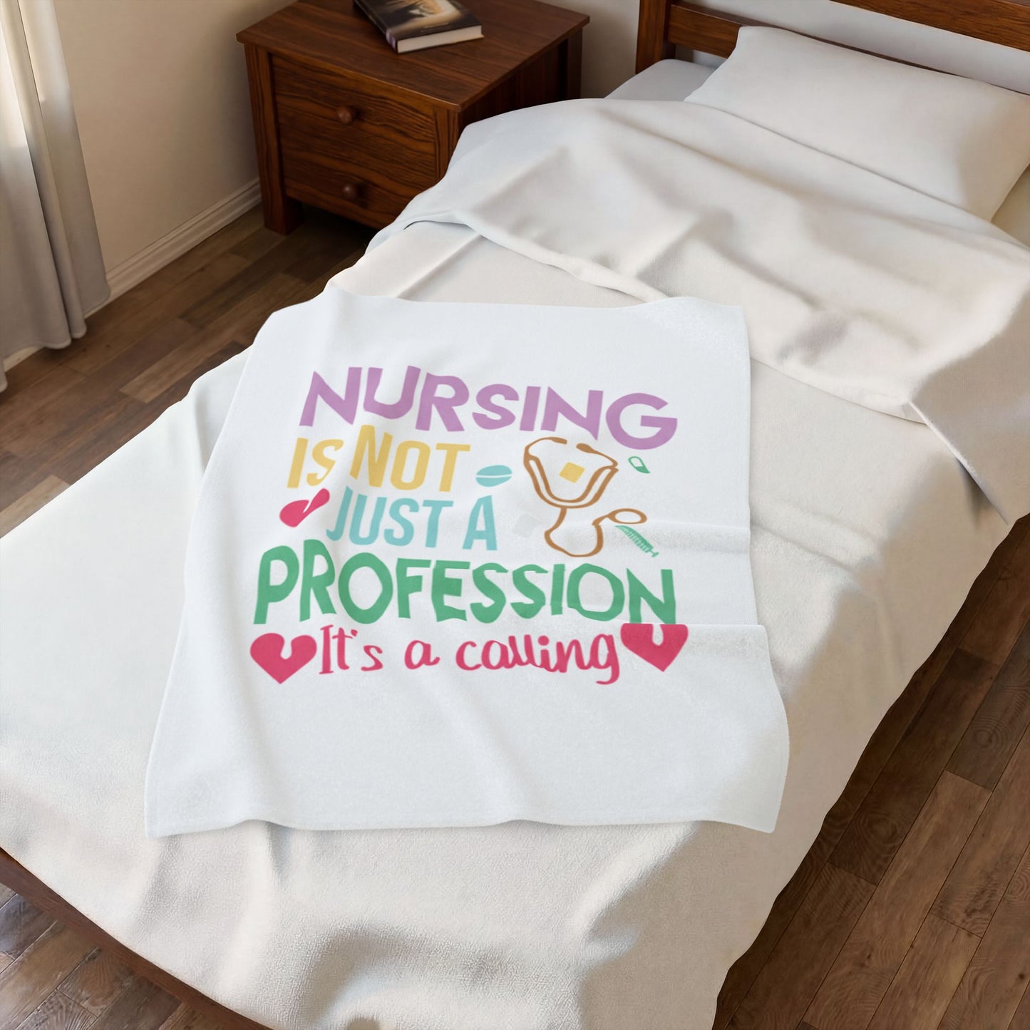 Nursing Calling Plush Blanket