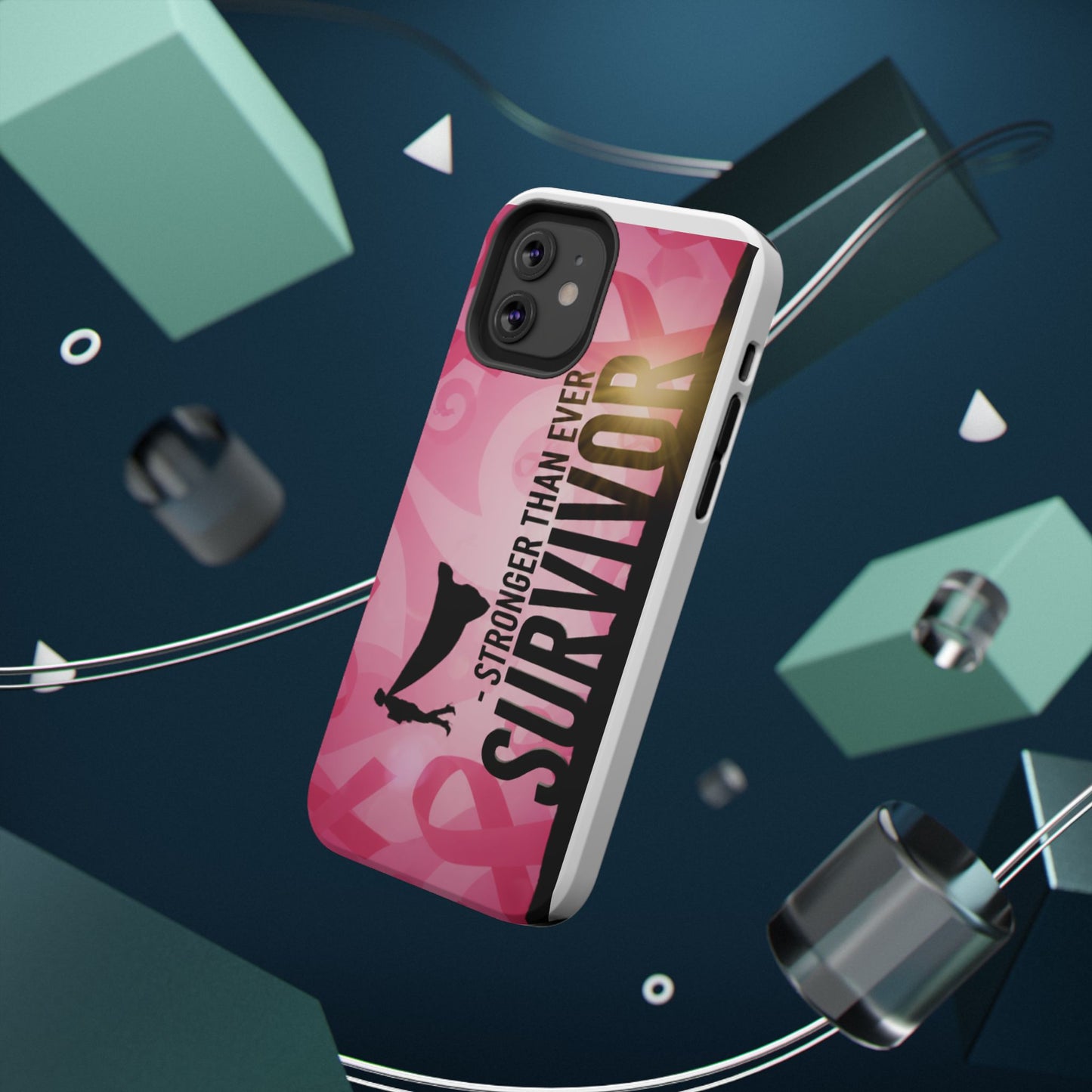 Survivor Impact-Resistant Phone Cases - Empowering, Stronger Than Ever, Gift for Fighters, Resilience Decor, Phone Protection