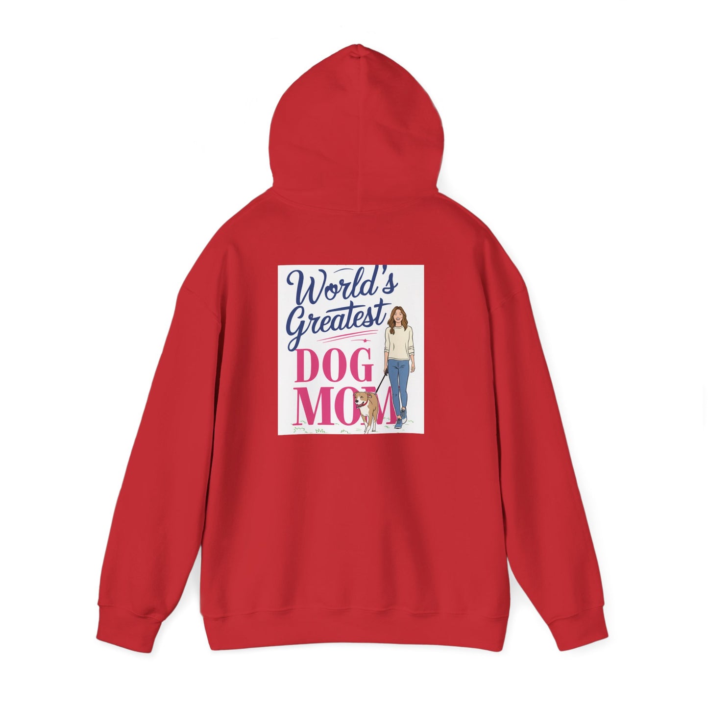 World's Greatest Dog Mom Hoodie | Cozy Gift for Pet Lovers | Ideal for Birthdays, Dog Events, and Everyday Wear