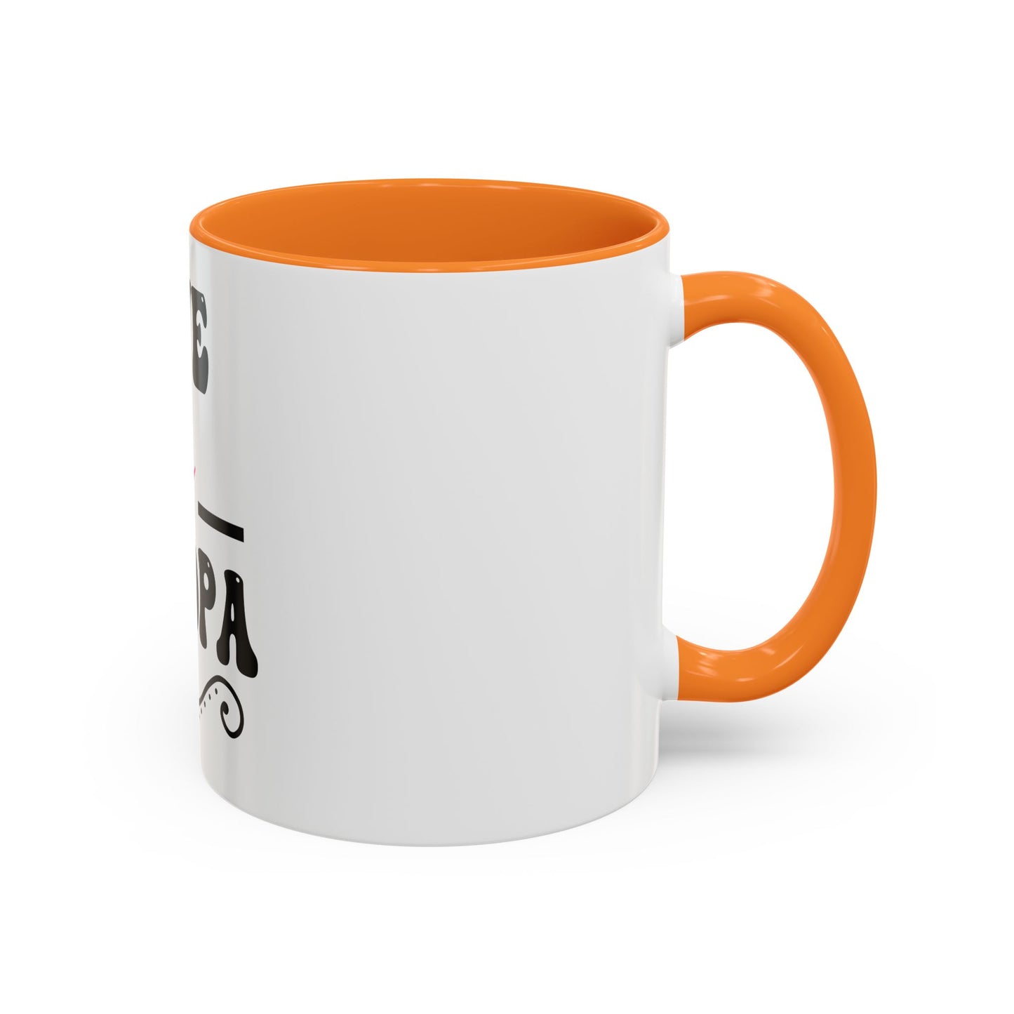 Colorful Grandpa Mug, Ceramic Coffee Cup, Gift for Grandpa, Father's Day Present, Personalized Mug, Family Gatherings