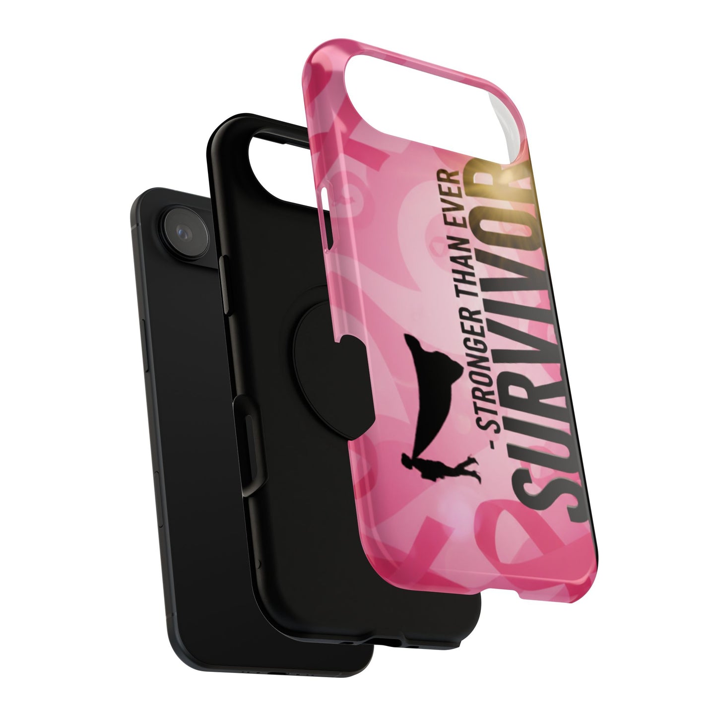 Survivor Impact-Resistant Phone Cases - Empowering, Stronger Than Ever, Gift for Fighters, Resilience Decor, Phone Protection