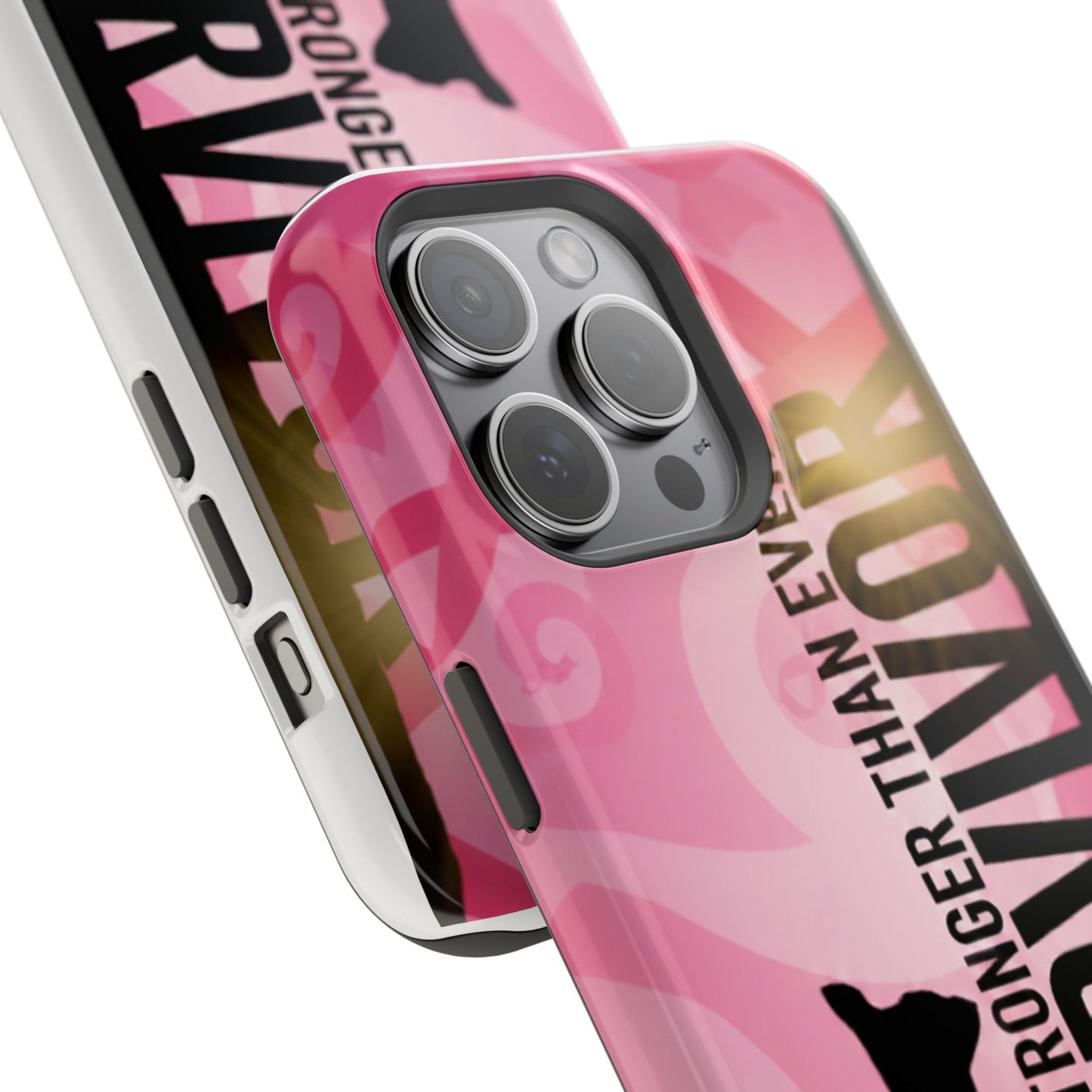 Survivor Impact-Resistant Phone Cases - Empowering, Stronger Than Ever, Gift for Fighters, Resilience Decor, Phone Protection