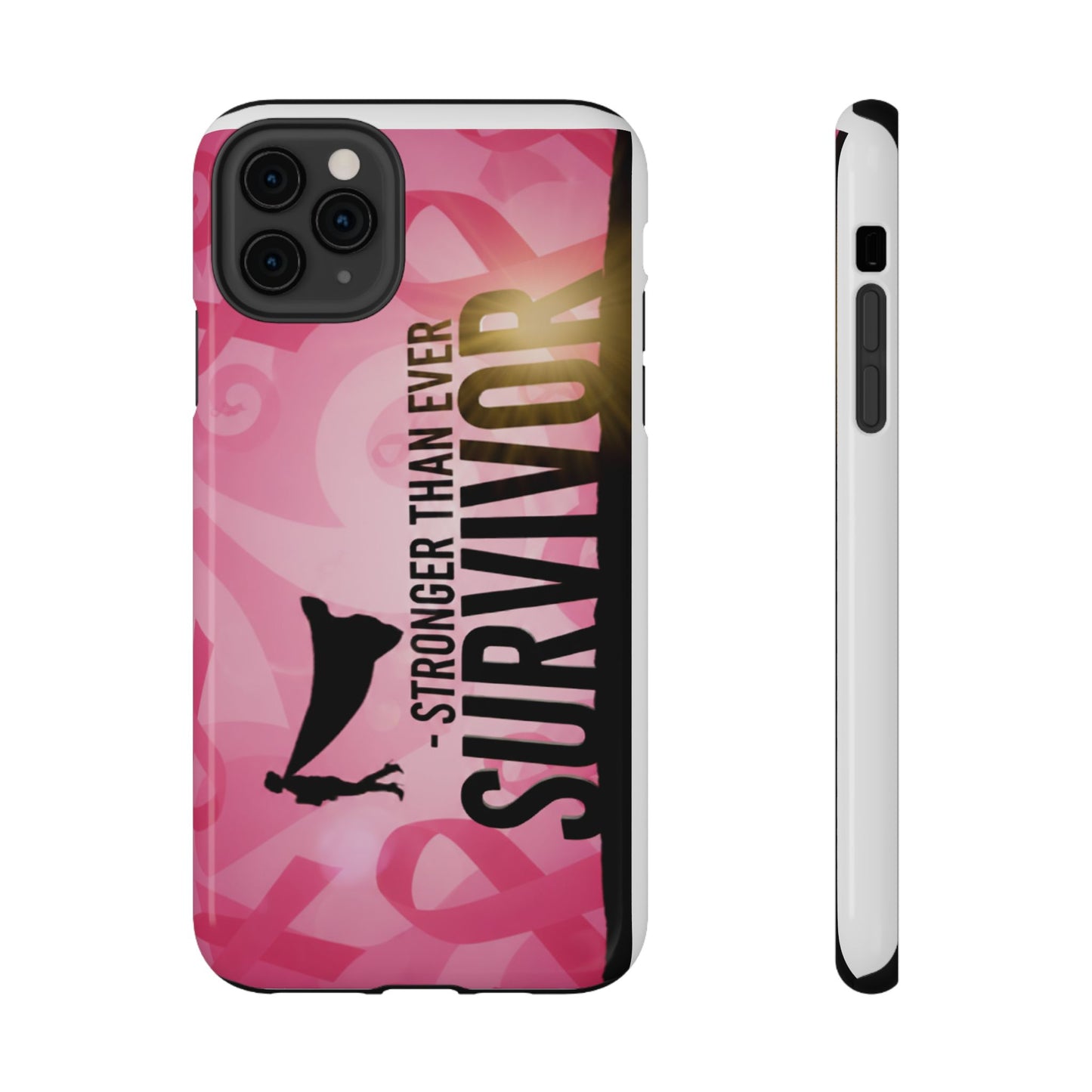 Survivor Impact-Resistant Phone Cases - Empowering, Stronger Than Ever, Gift for Fighters, Resilience Decor, Phone Protection
