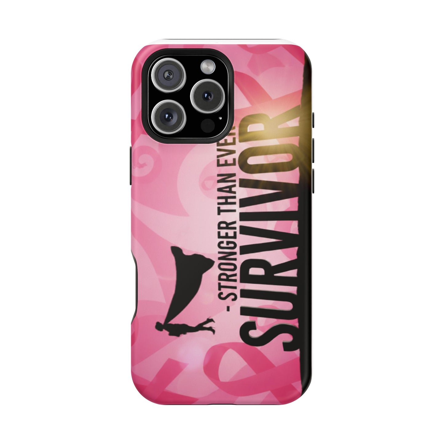 Survivor Impact-Resistant Phone Cases - Empowering, Stronger Than Ever, Gift for Fighters, Resilience Decor, Phone Protection