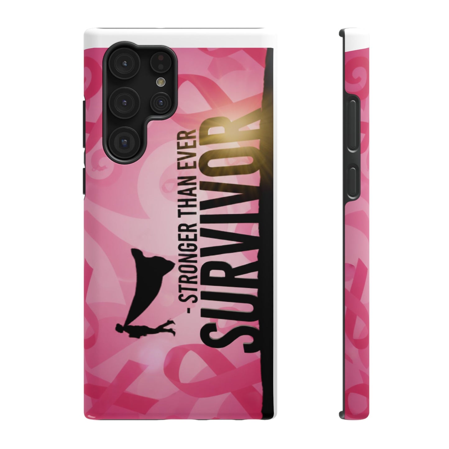 Survivor Impact-Resistant Phone Cases - Empowering, Stronger Than Ever, Gift for Fighters, Resilience Decor, Phone Protection