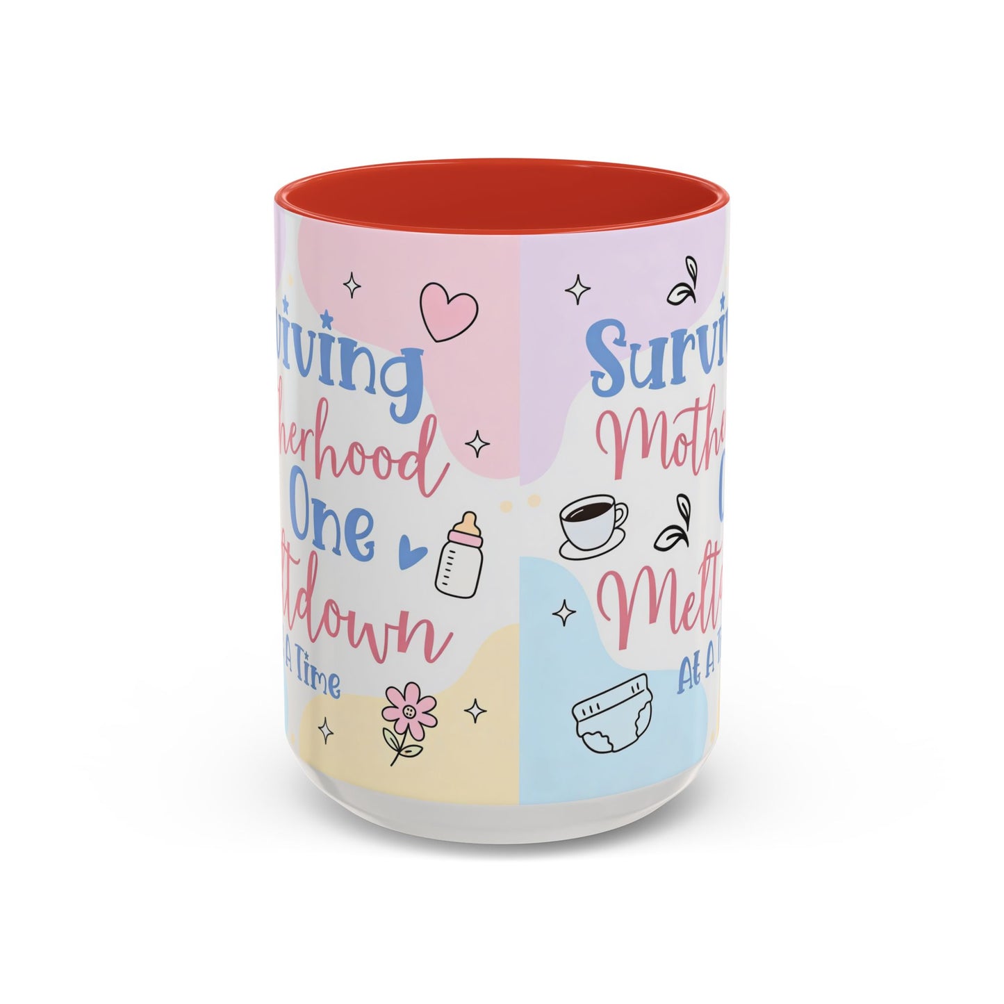 Surviving Motherhood One Meltdown at a Time Coffee Mug