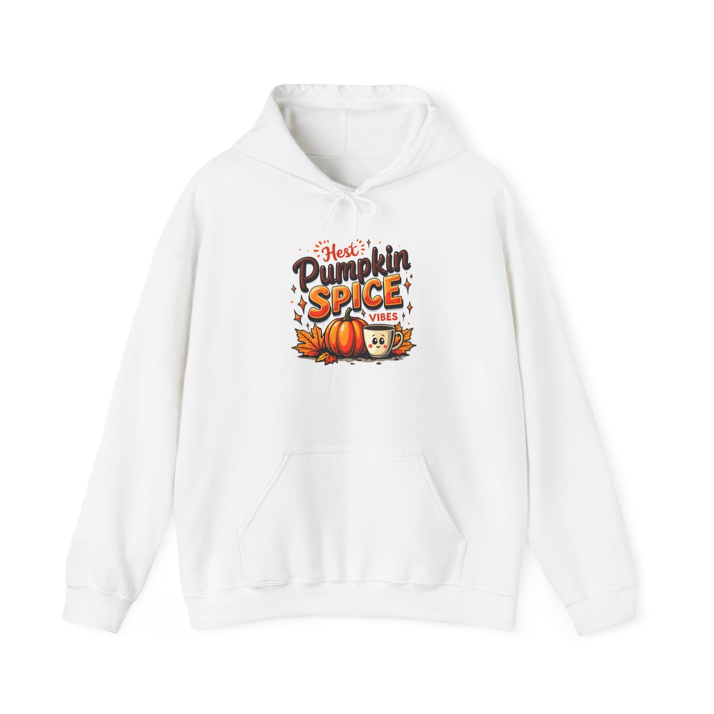 Cozy Pumpkin Spice Hoodie, Unisex Fall Sweatshirt, Autumn Vibes Apparel, Perfect for Halloween, Thanksgiving, Gift Idea
