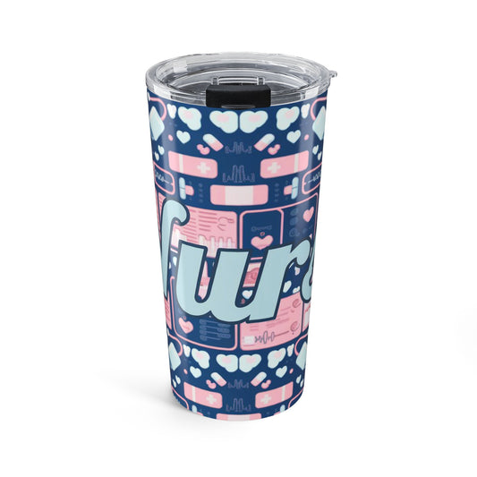 Trendy Nurse Tumbler with Fun Patterns