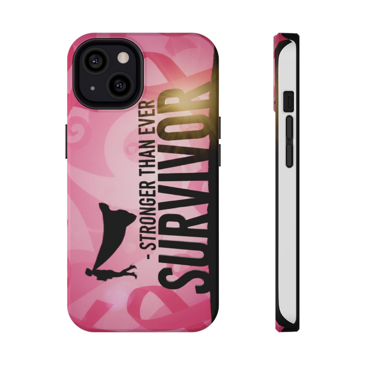 Survivor Impact-Resistant Phone Cases - Empowering, Stronger Than Ever, Gift for Fighters, Resilience Decor, Phone Protection