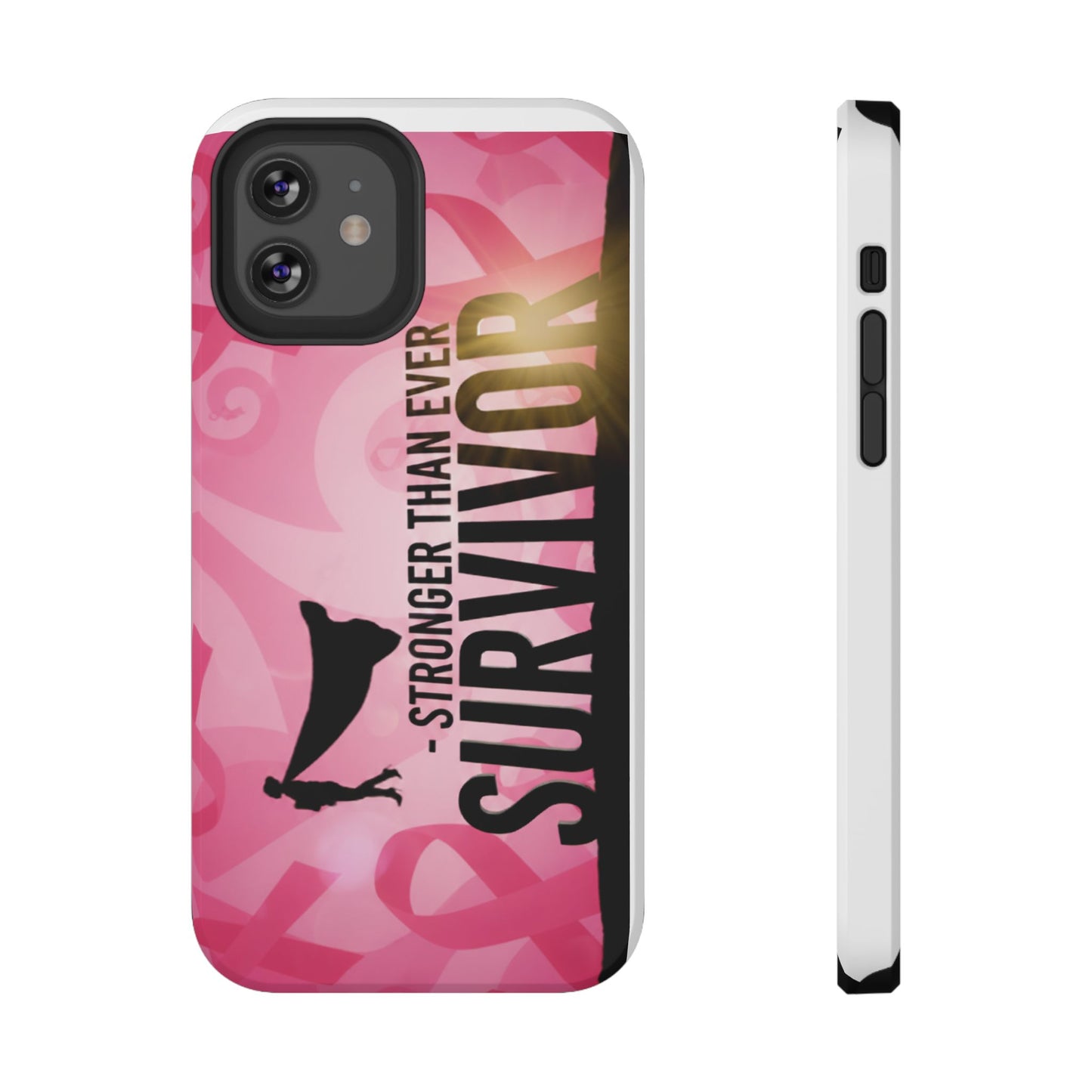 Survivor Impact-Resistant Phone Cases - Empowering, Stronger Than Ever, Gift for Fighters, Resilience Decor, Phone Protection
