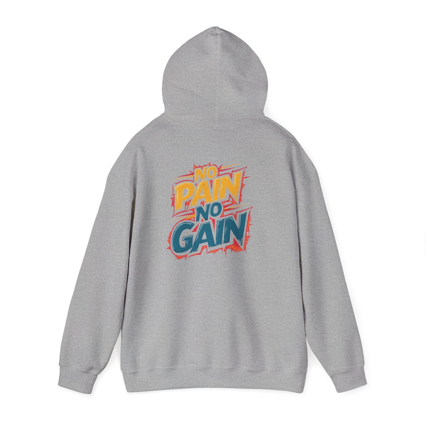 No Pain No Gain Motivational Hoodie