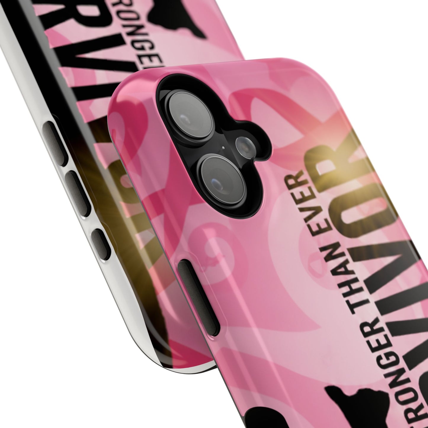 Survivor Impact-Resistant Phone Cases - Empowering, Stronger Than Ever, Gift for Fighters, Resilience Decor, Phone Protection