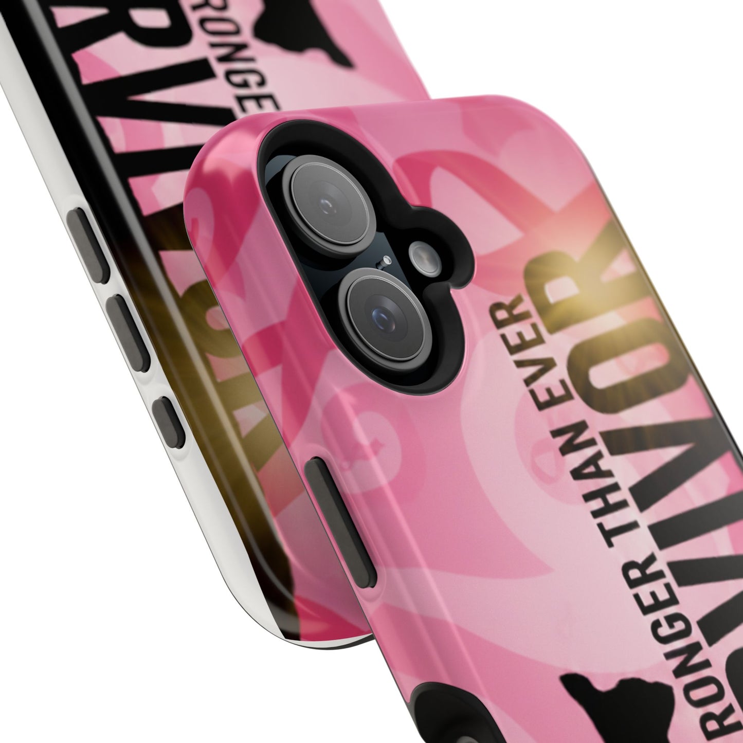 Survivor Impact-Resistant Phone Cases - Empowering, Stronger Than Ever, Gift for Fighters, Resilience Decor, Phone Protection