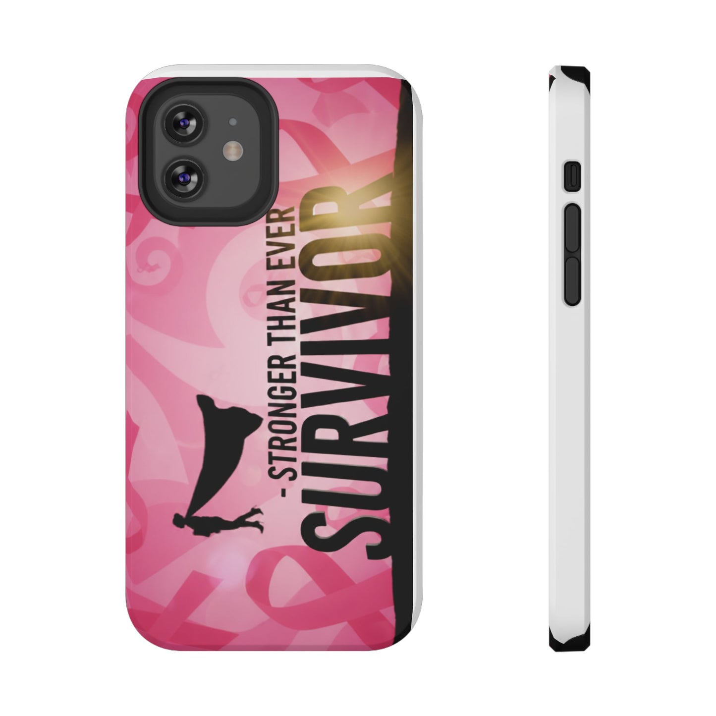 Survivor Impact-Resistant Phone Cases - Empowering, Stronger Than Ever, Gift for Fighters, Resilience Decor, Phone Protection