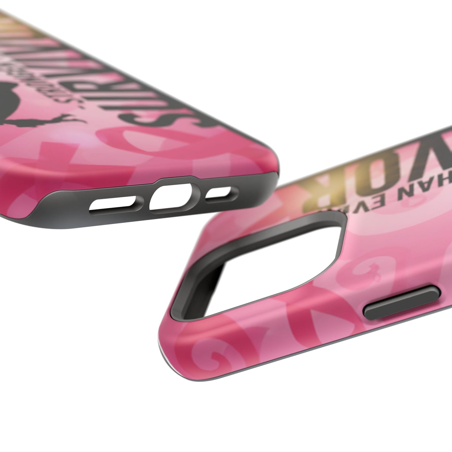 Survivor Impact-Resistant Phone Cases - Empowering, Stronger Than Ever, Gift for Fighters, Resilience Decor, Phone Protection